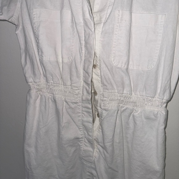 Linen white Romper size Medium - Picture 3 of 6